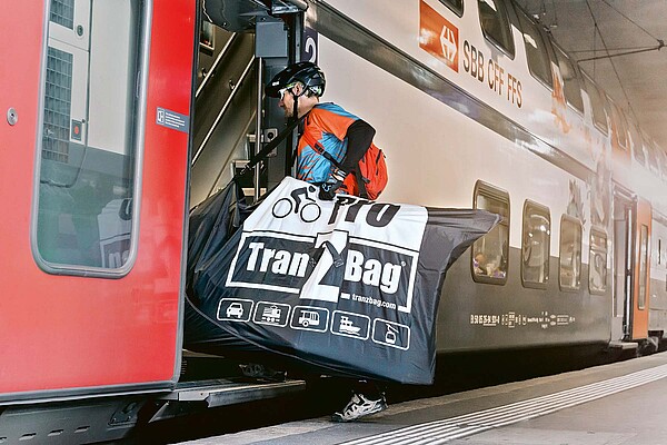 Fahrradtasche von Tranzbag. Fahrradtasche von Tranzbag.