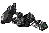 Pinion MGU Auto Shift Smart Shift Update. Explosionszeichnung eines E-Bike-Antriebs.