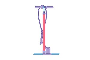 Fahrradpumpe