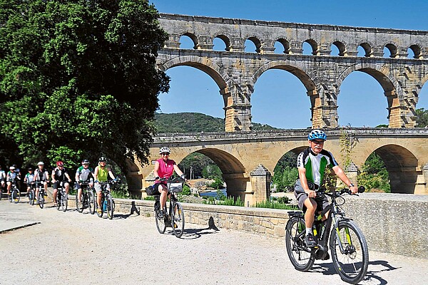 Gruppenreise mit Fahrrad