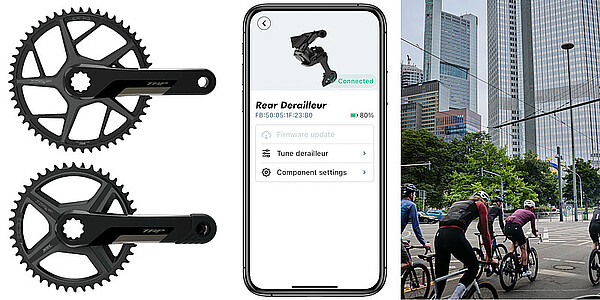 Tektro TRP «Vistar» und «E.A.S.I. A12». App für E-Bikes.