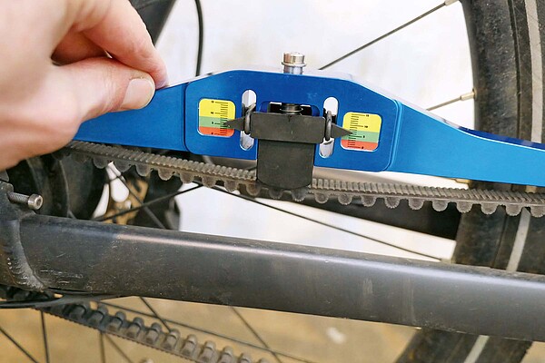 Zahnriemen am Fahrrad Tipps und Tricks. Wie misst man die Spannung eines Zahnriemens? 