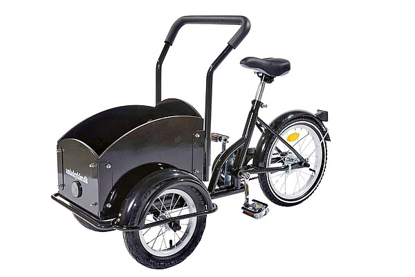 Minlastenrad für Kinder aus Dänemark.