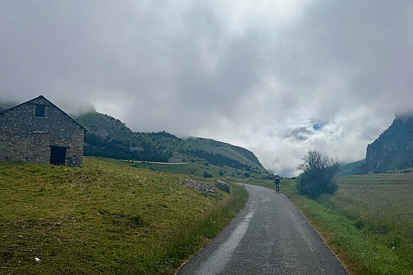 Aufstieg Richtung Poligny.