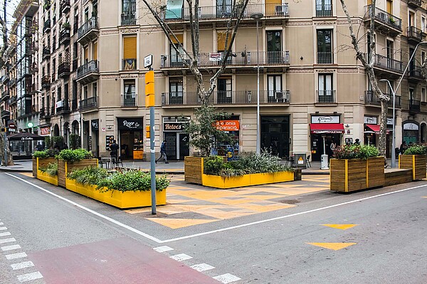 Superblocks ins Barcelona sind Vobilder für die Quartierblöcke in anderen europäischen Städten.