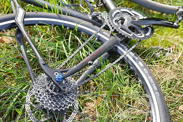 Fahrradpanne Unterwegs Velo auf Singlespeed umrüsten.