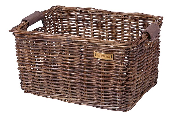 Fahrradkorb aus Ratan.