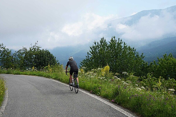 Blick ins wildromantische Val Maira.