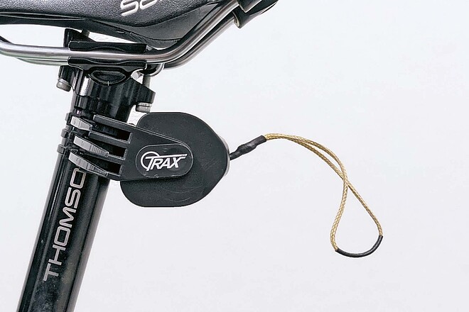 Abschleppseil von Trax, mit dem sich Kindervelos leicht ziehen lassen.