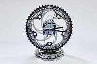 Eine Uhr als alten Veloteilen