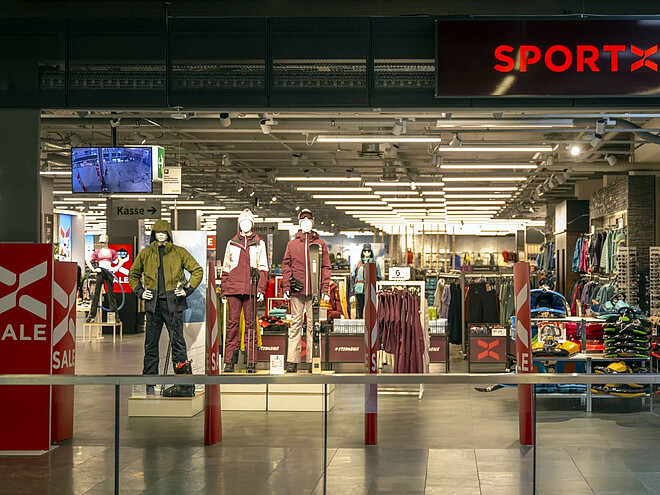 Migros SportX Dosenbach Ochsner Sport.