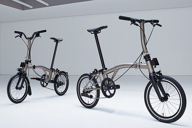Faltvelos aus Titan von Brompton