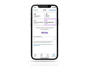 Bosch Smart System Update 2023. Smartphone mit App.
