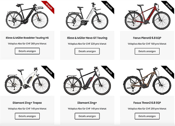 Veloplus E-Bike Abo. 