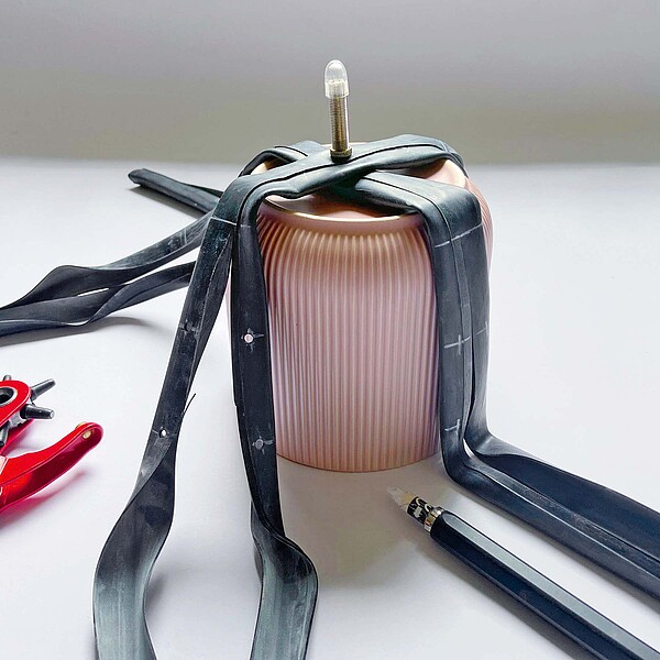 Blumenampel alter Velosclauh