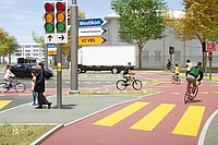 So könnte gute Veloinfrastruktur aussehen.