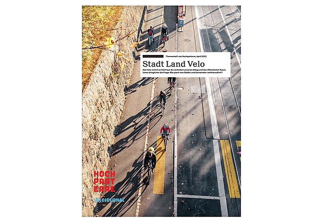 Titelbild des Hochparterre Themenhefts Stadt Land Velo