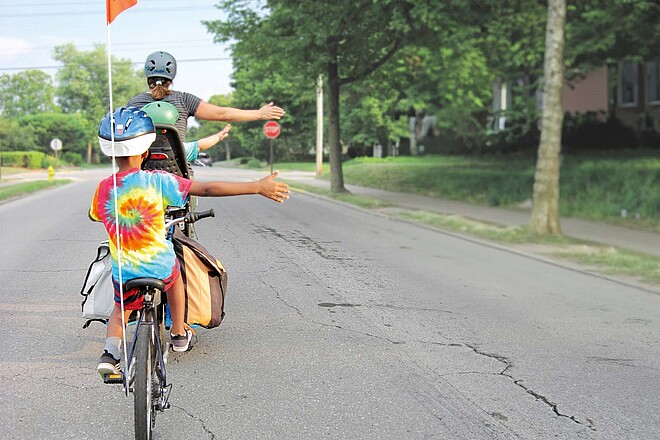 Radfahren als Familie