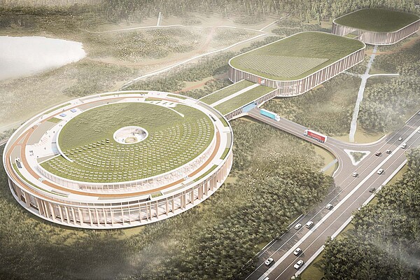 Futuristisches Gebäude