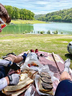 Tandem Fahrrad Reise Italien.