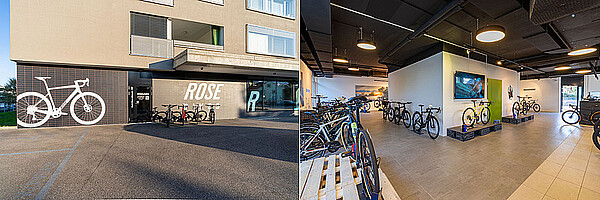 Rose Bikes Shops in der Schweiz. 
