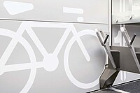 Fahrradabteil in Zug