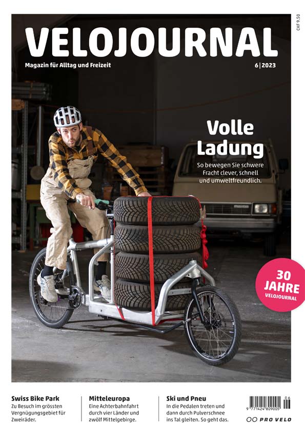 Velojournal 6 2023. Titelbild der Velojournal Ausgabe 6-2023